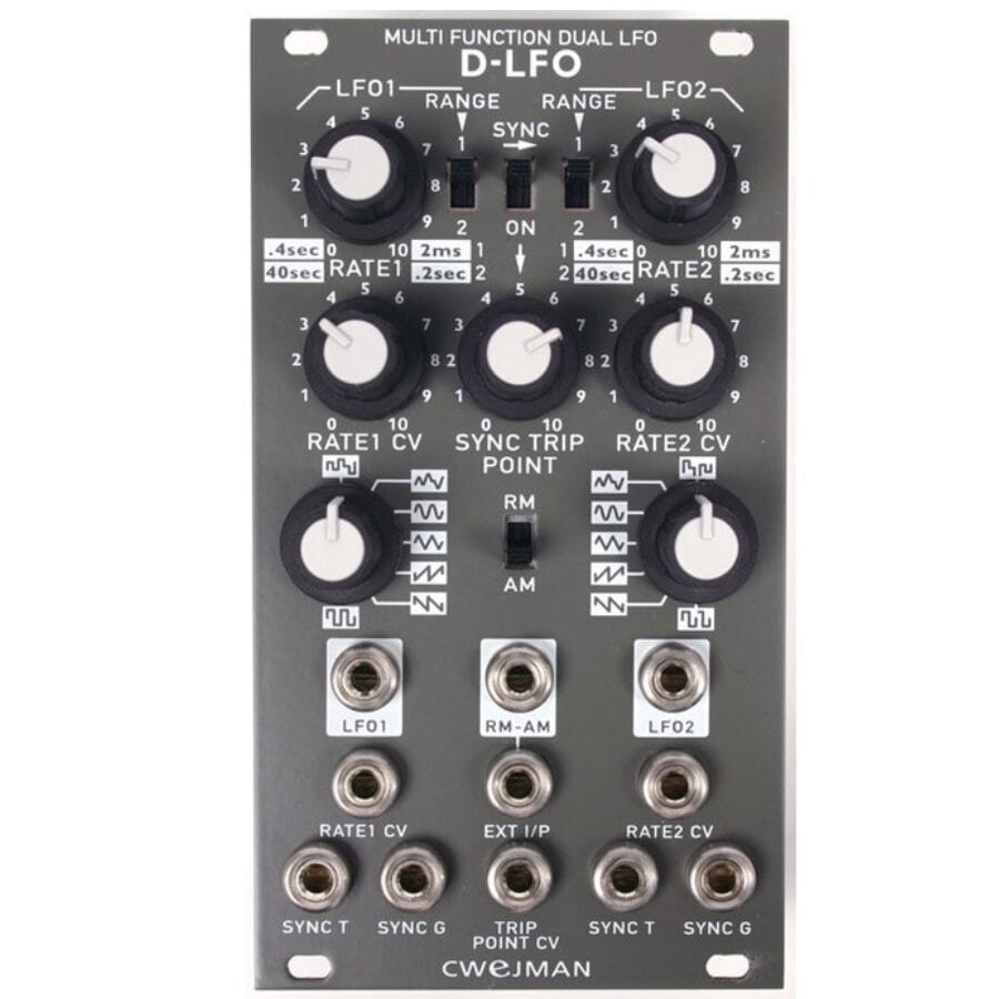 Cwejman D-LFO Multi Function Dual LFO, grey