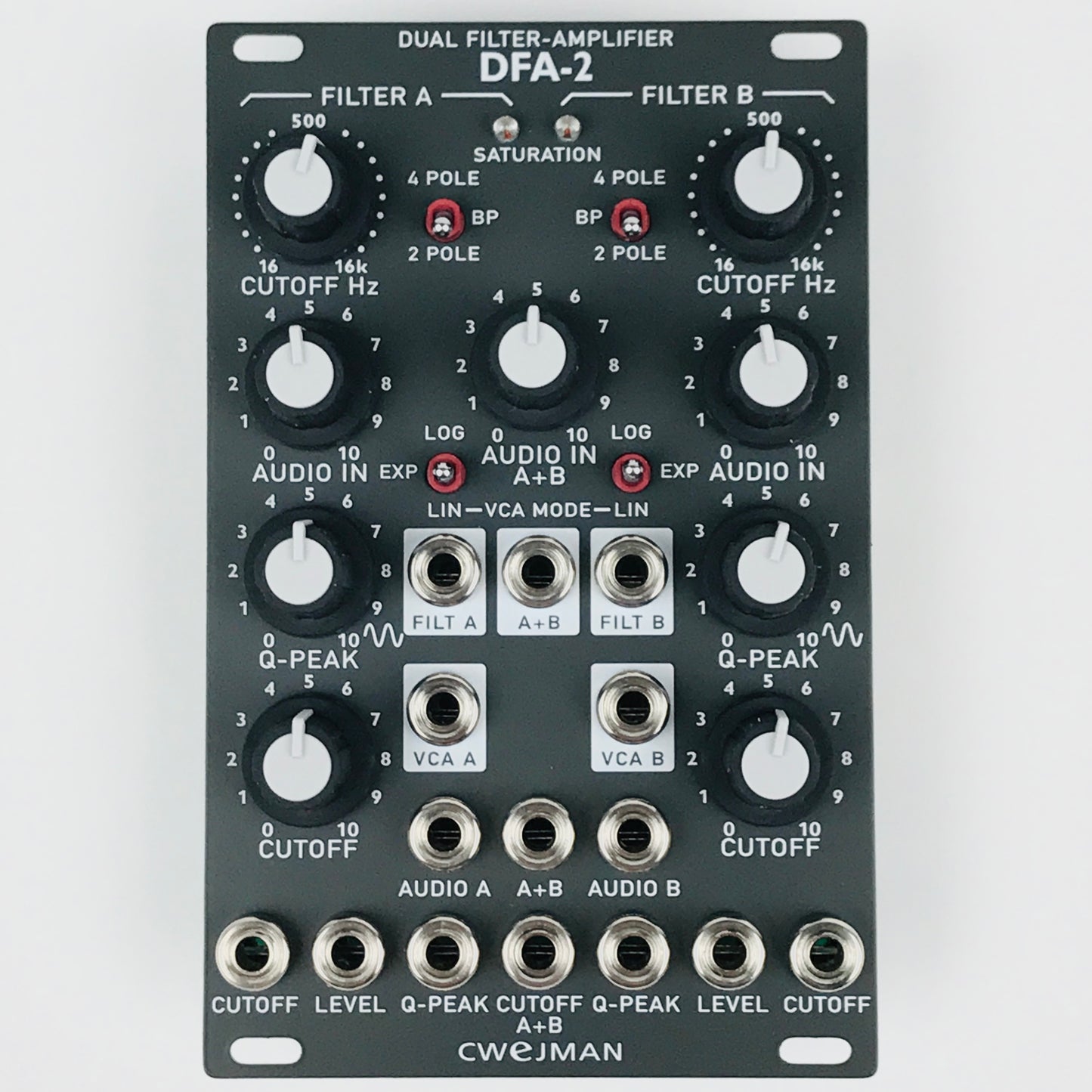 Cwejman DFA-2 Dual Filter-Amplifier, grey