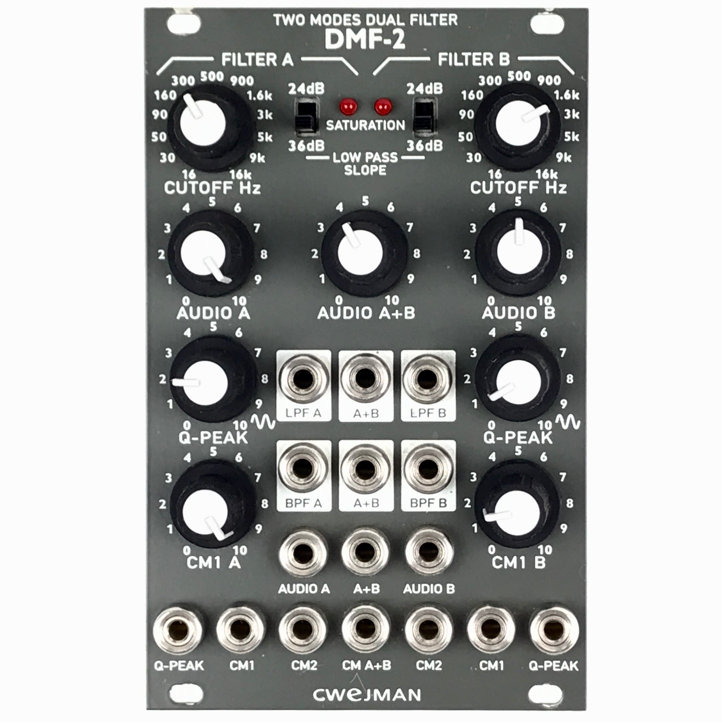 Cwejman DMF-2 Two Modes Dual Filter, grey