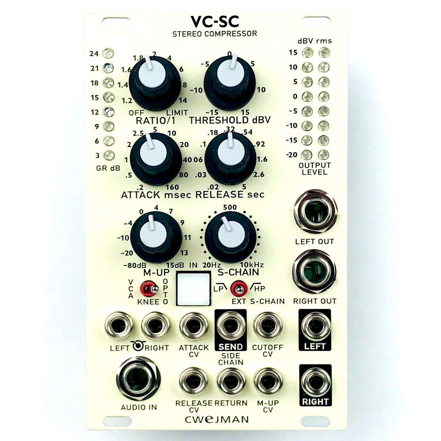 Cwejman VC-SC Stereo Compressor, white
