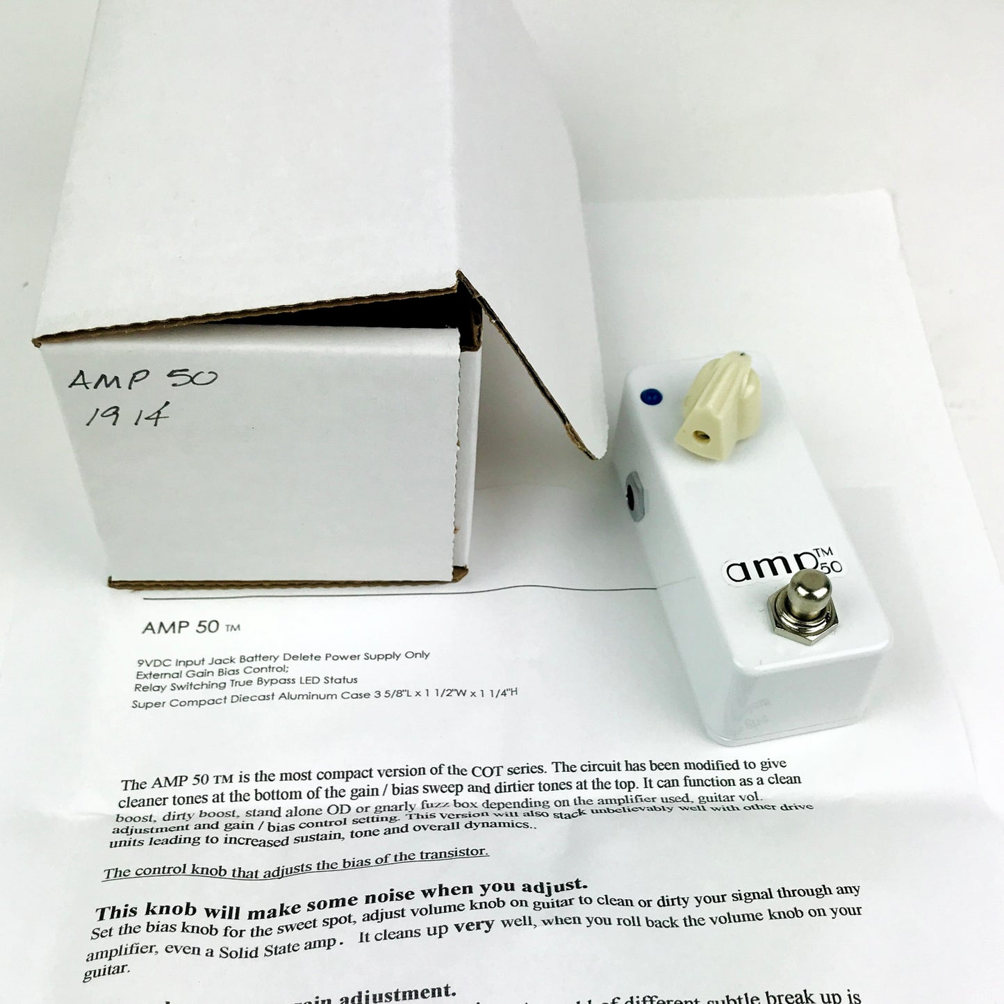 Lovepedal AMP 50, brand new old stock (N.O.S.)