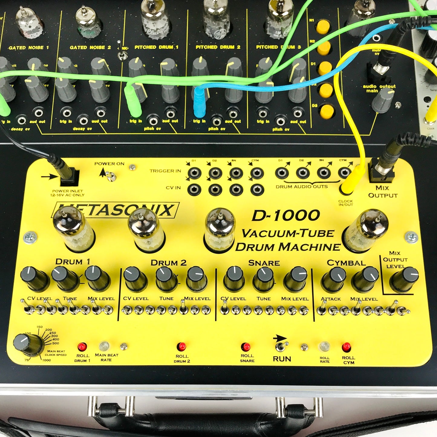 Metasonix D-1000, D-2000, Trigger Man - Eric Barbour's portable demo booth