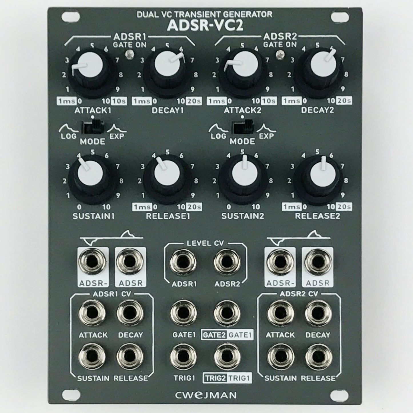 Cwejman ADSR-VC2 Dual VC Transient Generator, grey