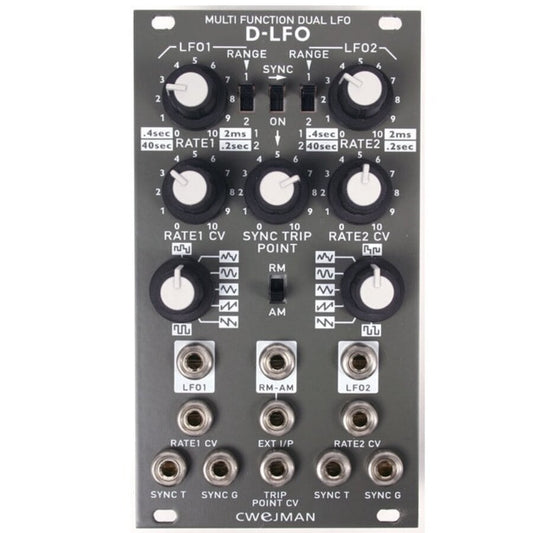 Cwejman D-LFO Multi Function Dual LFO, grey