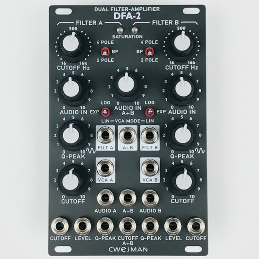 Cwejman DFA-2 Dual Filter-Amplifier, grey