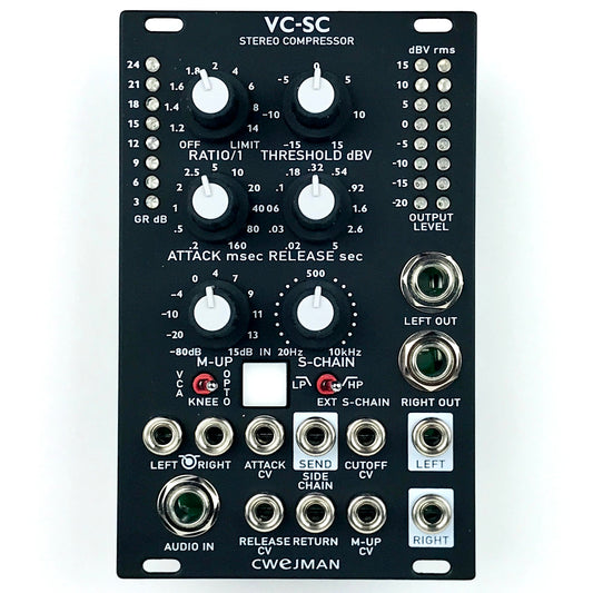 Cwejman VC-SC Stereo Compressor, black