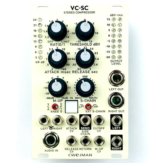 Cwejman VC-SC Stereo Compressor, white