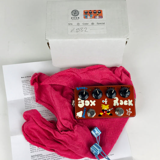 Zvex Box of Rock Hand Painted, brand new, old stock, 2008!