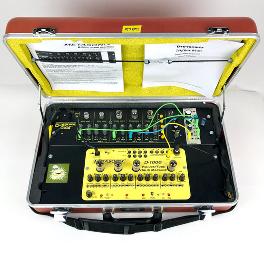 Metasonix D-1000, D-2000, Trigger Man - Eric Barbour's portable demo booth