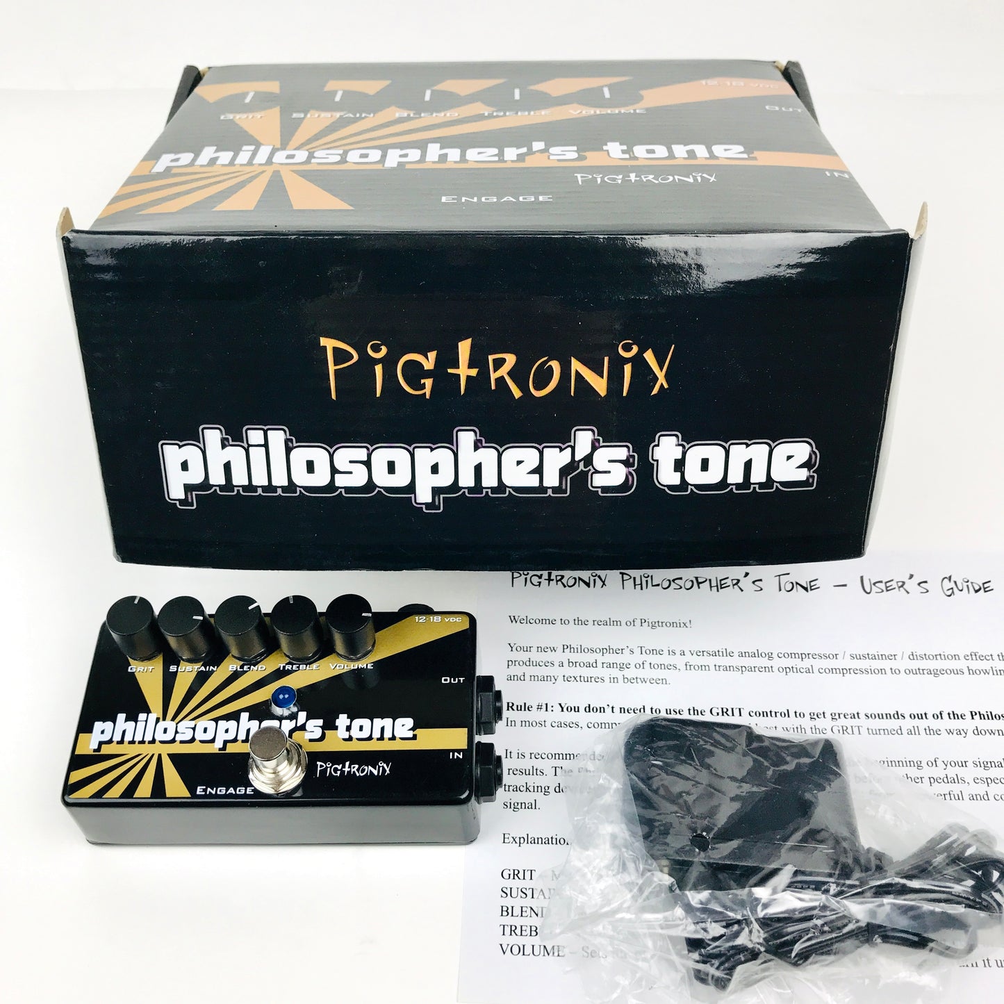 Pigtronix Philosopher's Tone, first version, mint condition