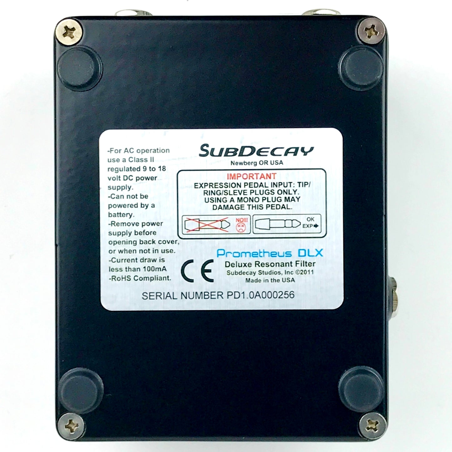 SubDecay Prometheus DLX Resonant Filter, mint condition!