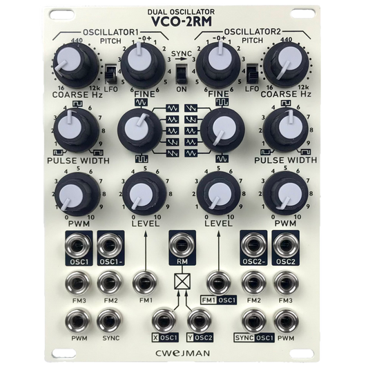 Cwejman VCO-2RM Dual-Oscillator, white