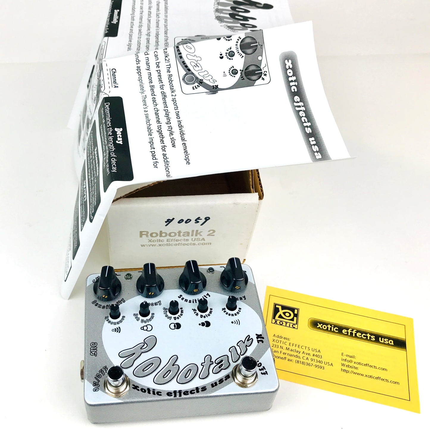Xotic Robotalk 2, brand new, old stock! NOS